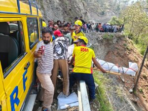 जनपद पौड़ी, गुमखाल क्षेत्र में एसडीआरएफ द्वारा सर्च एवं रिकवरी कार्यवाही संपन्न