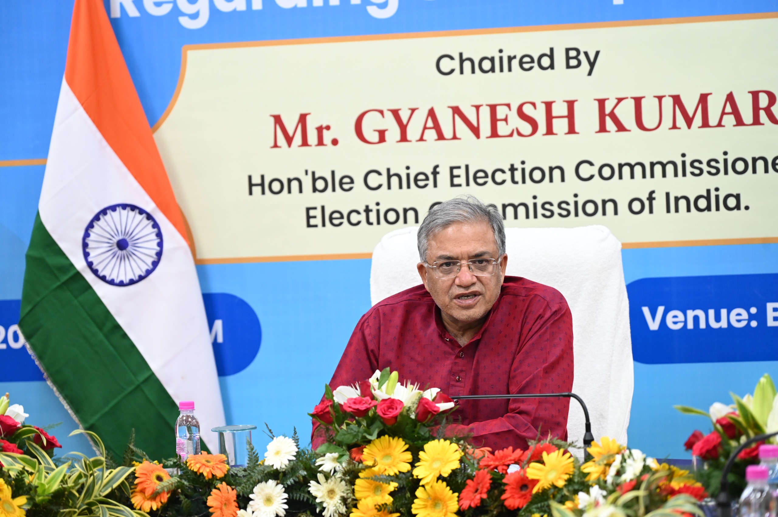 मुख्य निर्वाचन आयुक्त ने ली आगामी SIR को लेकर समीक्षा बैठक -प्रदेश के मतदाताओं से SIR में BLO से सहयोग करने की अपील