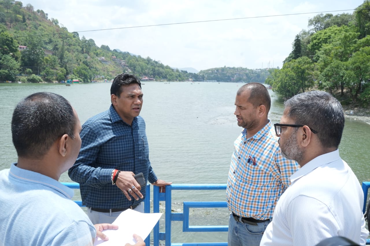 भीमताल, नौकुचियाताल और कमलताल के सौंदर्यीकरण पर 46 करोड़ से अधिक खर्च, सचिव डॉ. आर. राजेश कुमार ने किया स्थलीय निरीक्षण