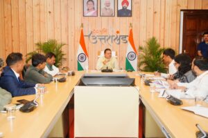 मुख्यमंत्री ने नीति आयोग की टीम के साथ राज्य के विकास के विभिन्न विषयों पर की विस्तृत चर्चा